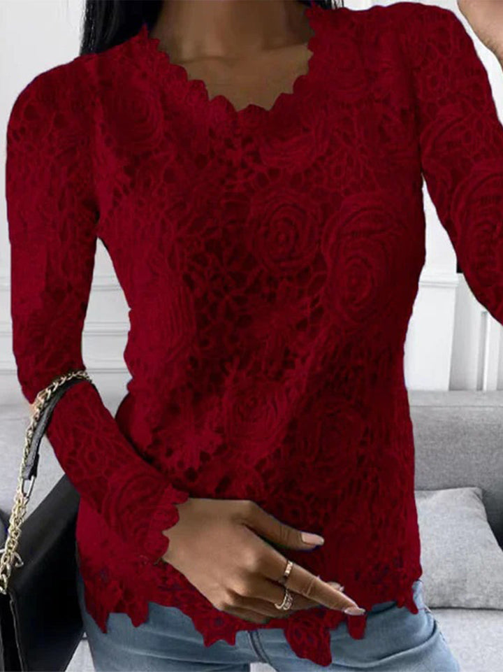 Women's stylish long sleeve blouse - Ellie Collection