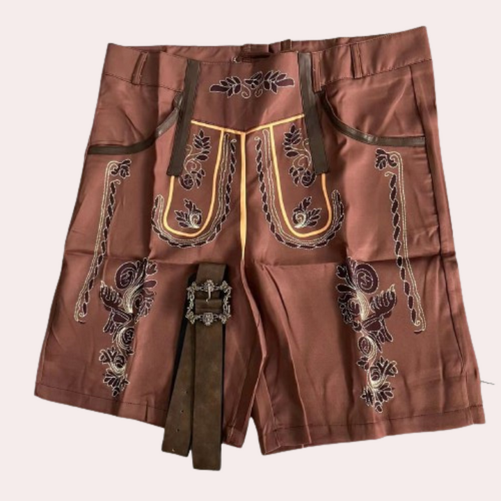 Men's Erik leather trousers - a combination of elegance and everyday style