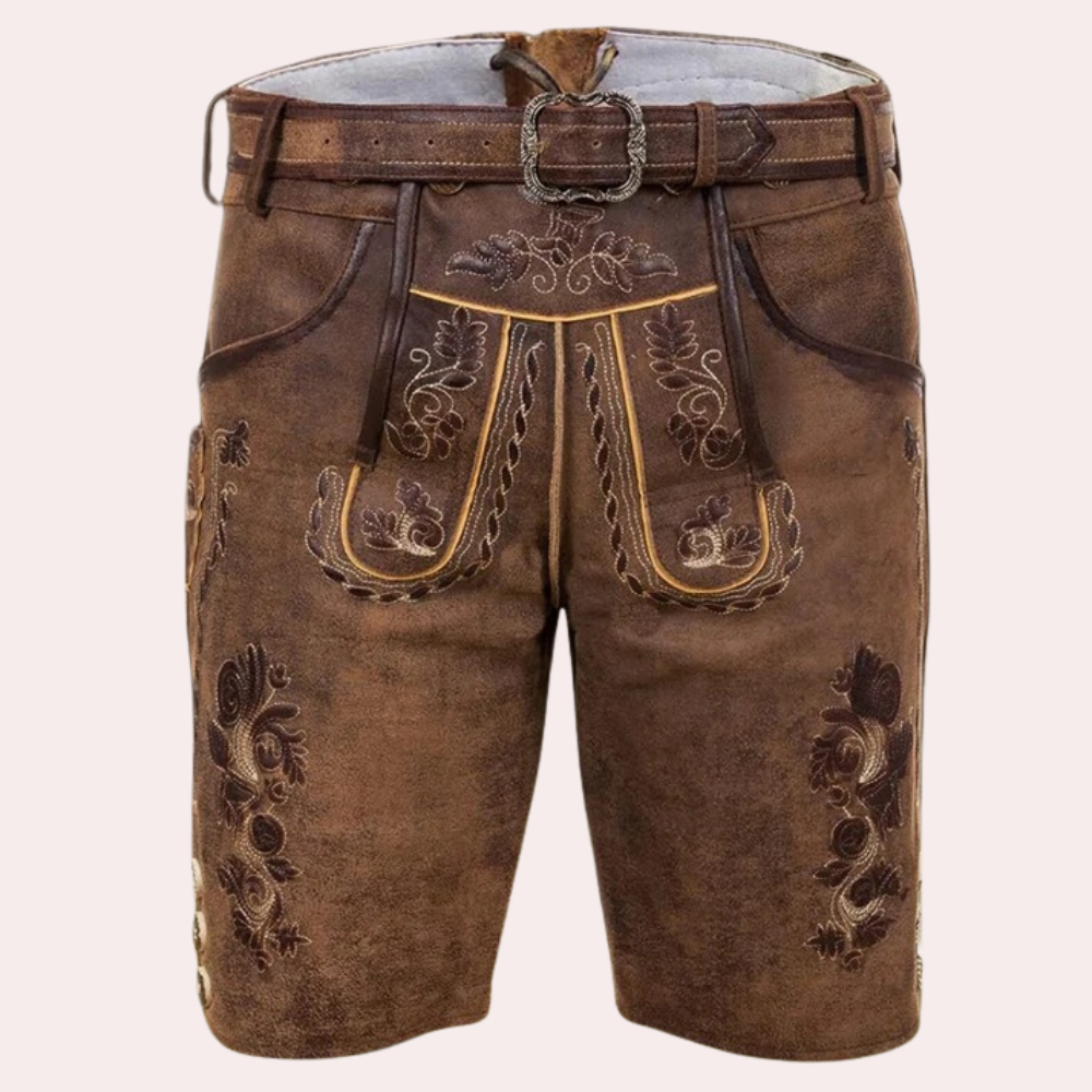 Men's Erik leather trousers - a combination of elegance and everyday style