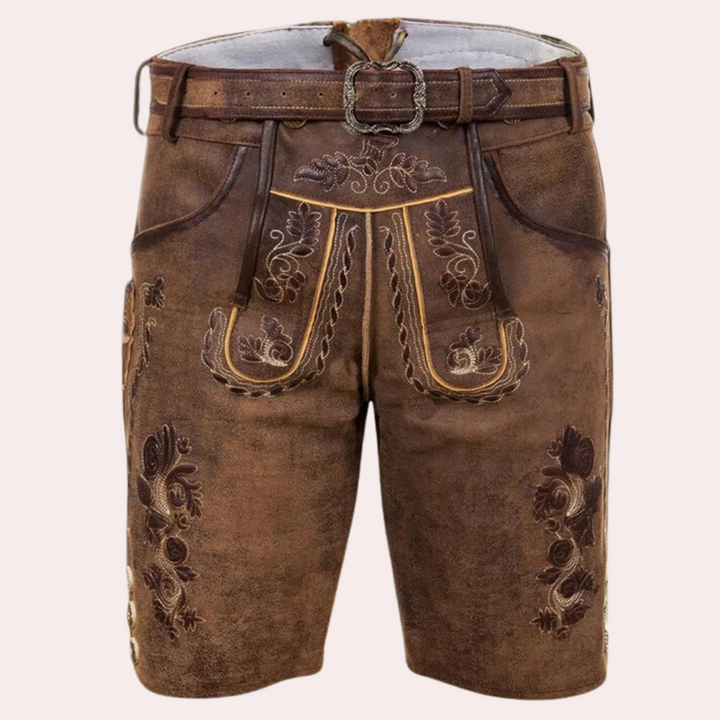 Men's Erik leather trousers - a combination of elegance and everyday style