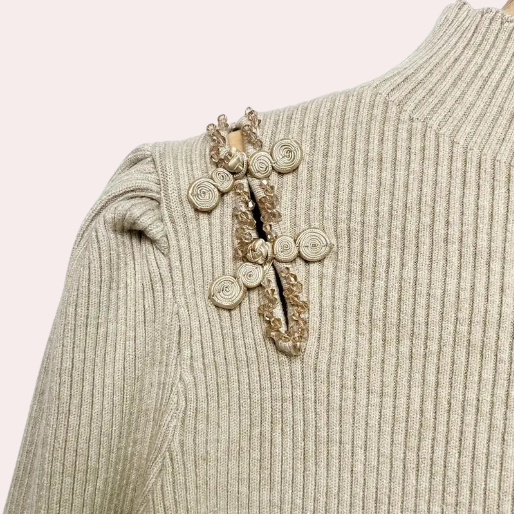 ELYSA - Classic elegant women's jumper, perfect for a sophisticated style for any occasion