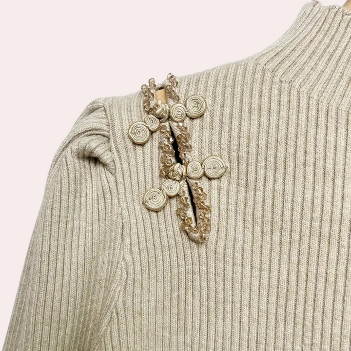 ELYSA - Classic elegant women's jumper, perfect for a sophisticated style for any occasion