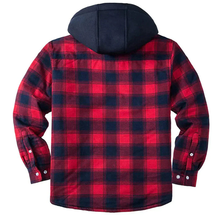Stylish FLORIAN checked hooded jacket for the modern man