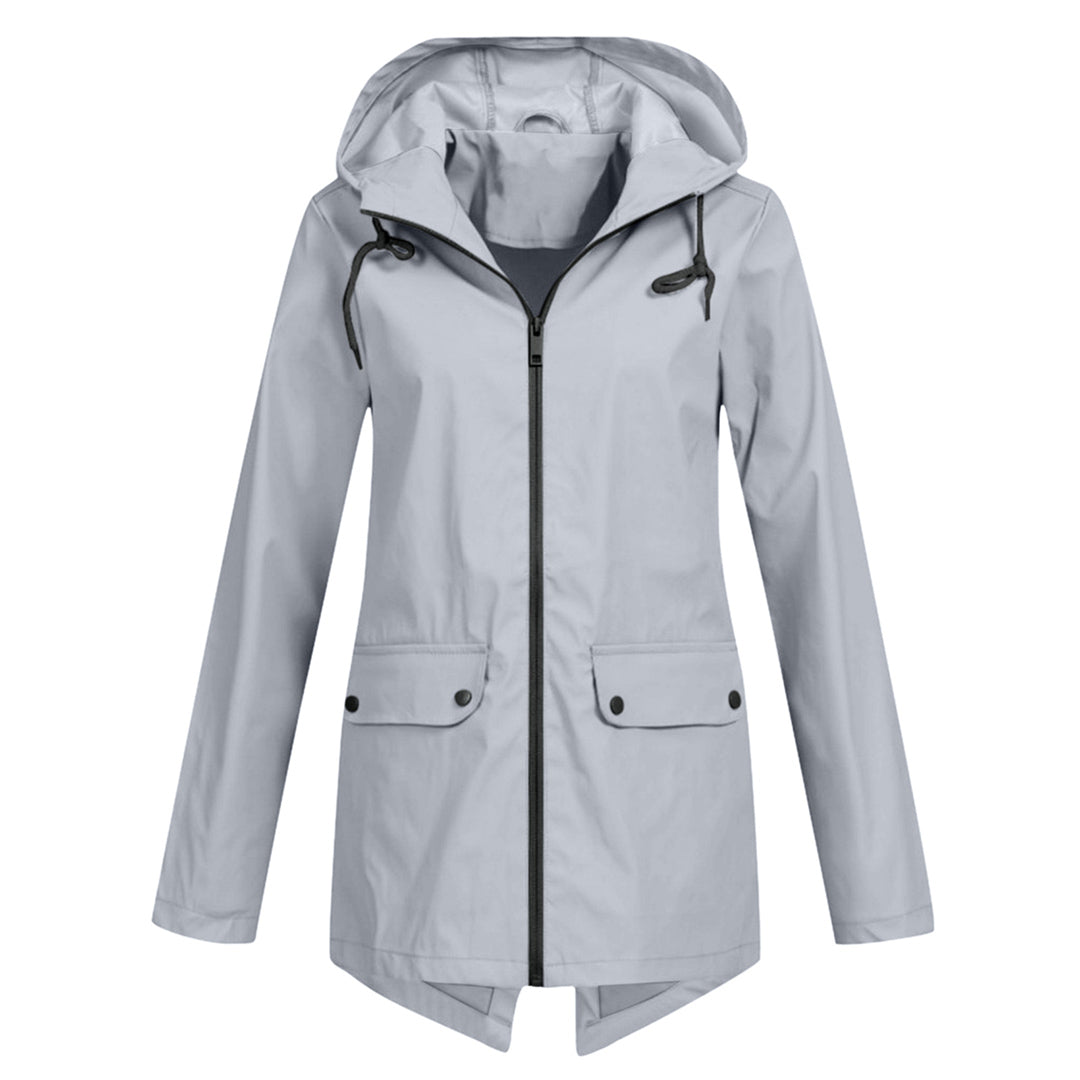 FRANCINE - an elegant hooded jacket for women that combines fashionable design with excellent protection from the rain