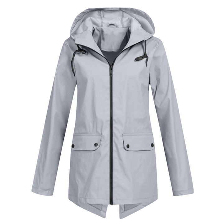 FRANCINE - an elegant hooded jacket for women that combines fashionable design with excellent protection from the rain