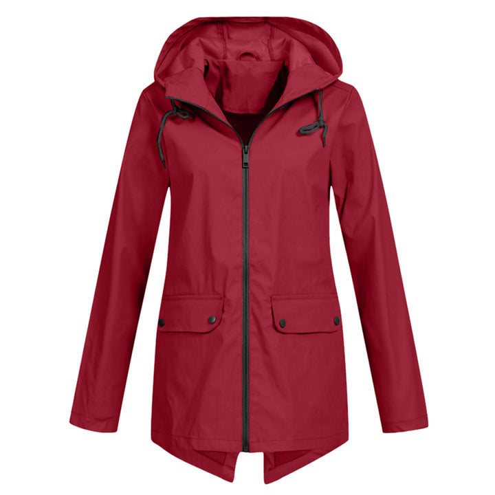 FRANCINE - an elegant hooded jacket for women that combines fashionable design with excellent protection from the rain