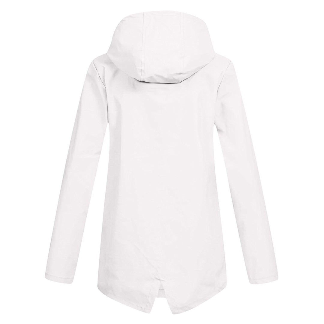 FRANCINE - an elegant hooded jacket for women that combines fashionable design with excellent protection from the rain