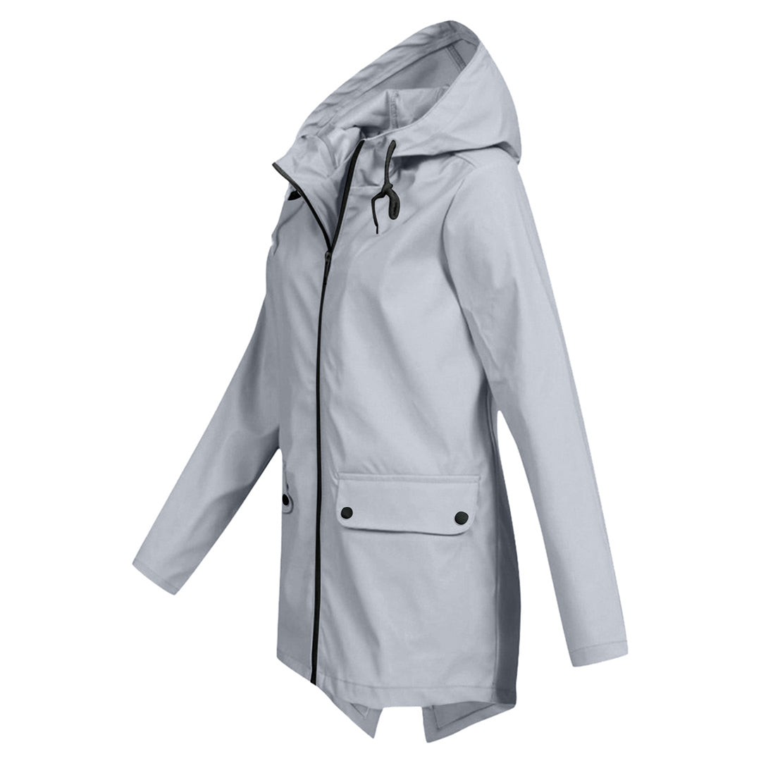 FRANCINE - an elegant hooded jacket for women that combines fashionable design with excellent protection from the rain
