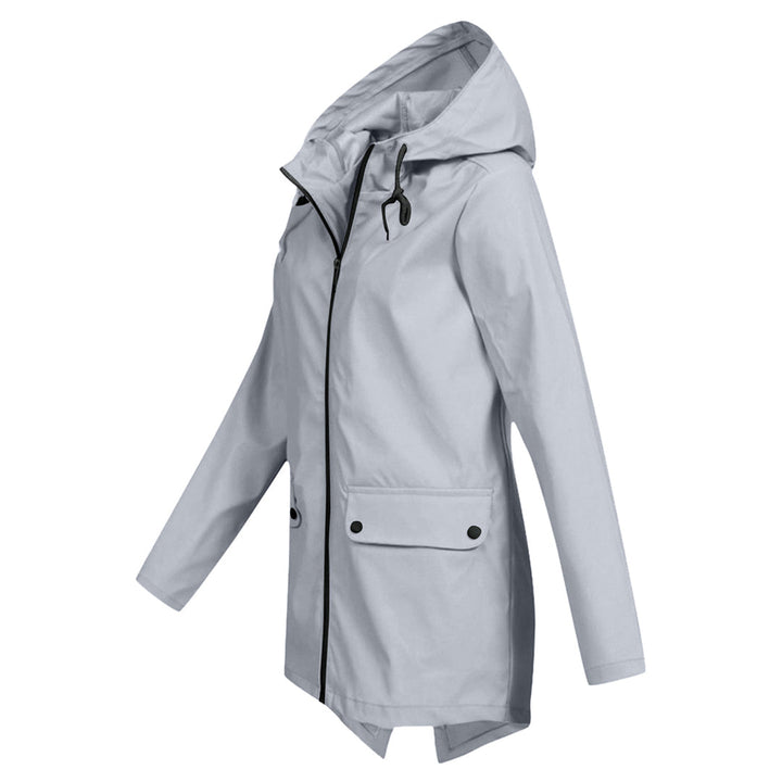 FRANCINE - an elegant hooded jacket for women that combines fashionable design with excellent protection from the rain