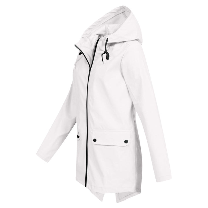 FRANCINE - an elegant hooded jacket for women that combines fashionable design with excellent protection from the rain