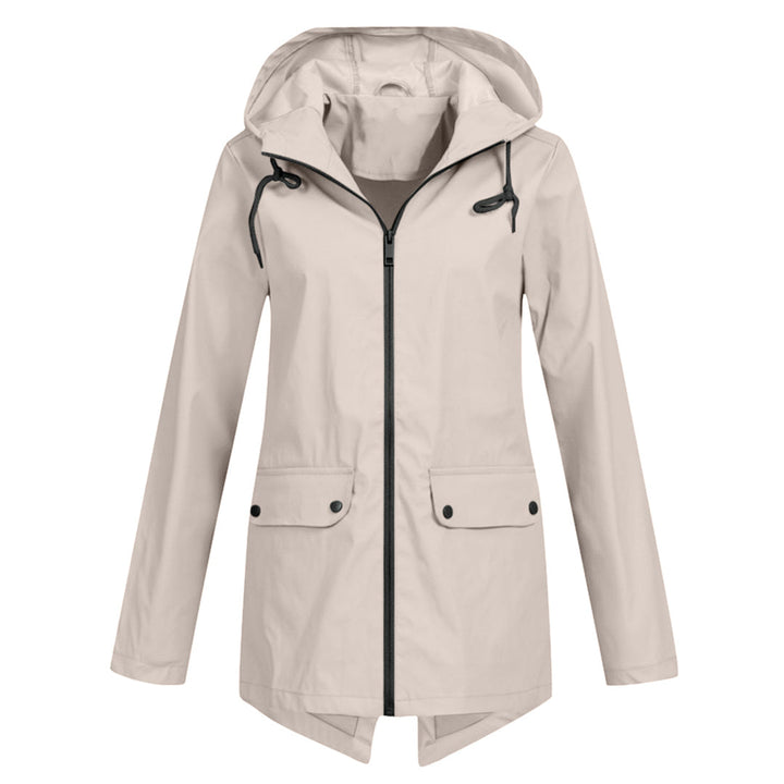FRANCINE - an elegant hooded jacket for women that combines fashionable design with excellent protection from the rain