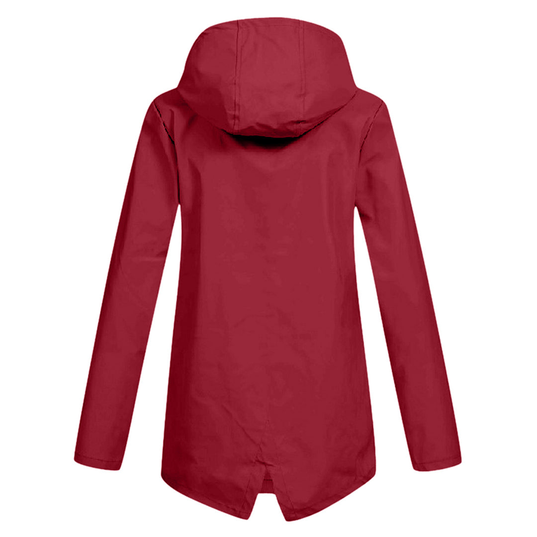 FRANCINE - an elegant hooded jacket for women that combines fashionable design with excellent protection from the rain