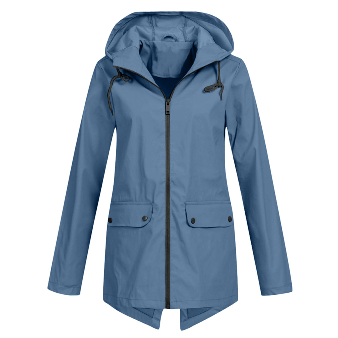 FRANCINE - an elegant hooded jacket for women that combines fashionable design with excellent protection from the rain