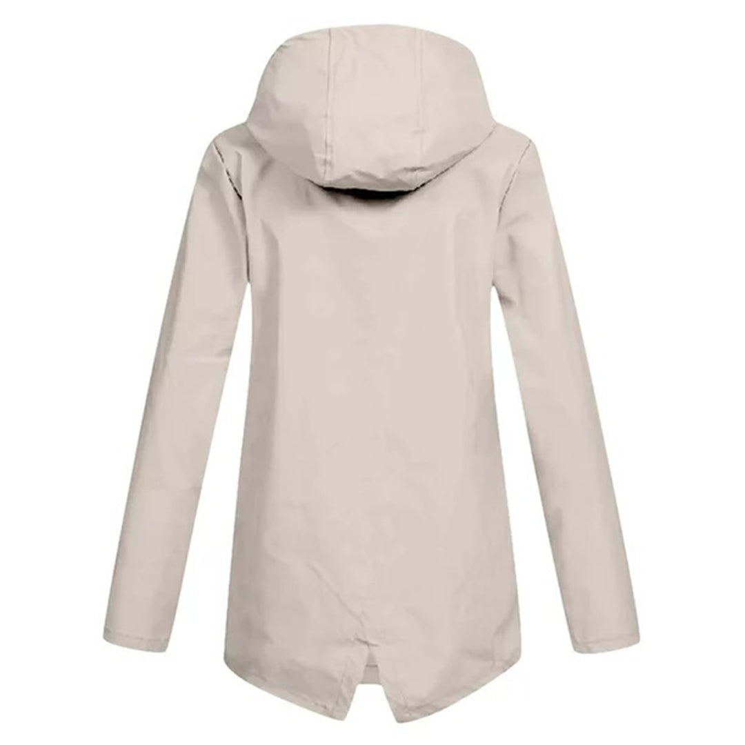 FRANCINE - an elegant hooded jacket for women that combines fashionable design with excellent protection from the rain
