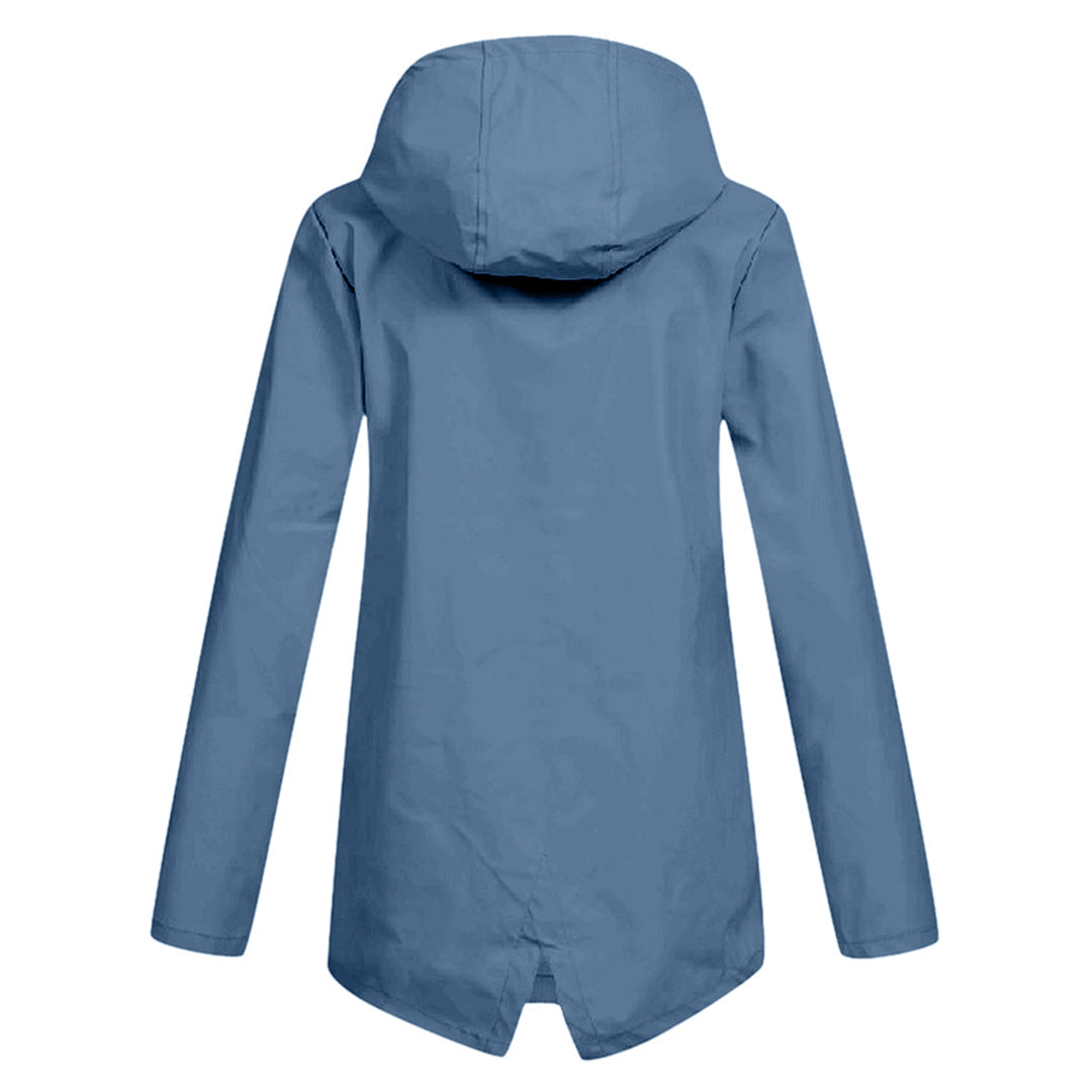FRANCINE - an elegant hooded jacket for women that combines fashionable design with excellent protection from the rain
