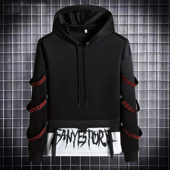 Stylish and elegant men's hoodie - ALAN