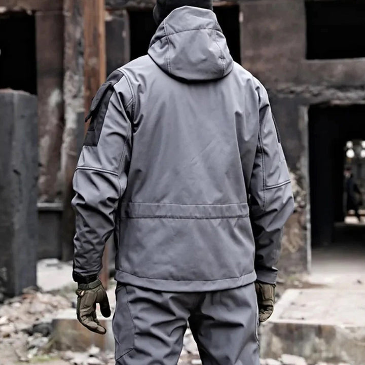Fashionable LOUIS set - elegant hooded jacket and practical cargo trousers