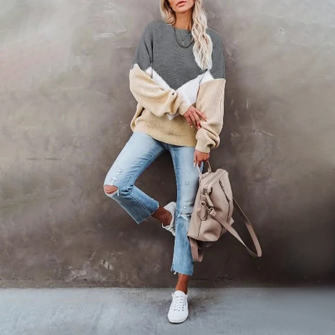 Elegant and stylish knitted jumper - CHARLOTTE Collection
