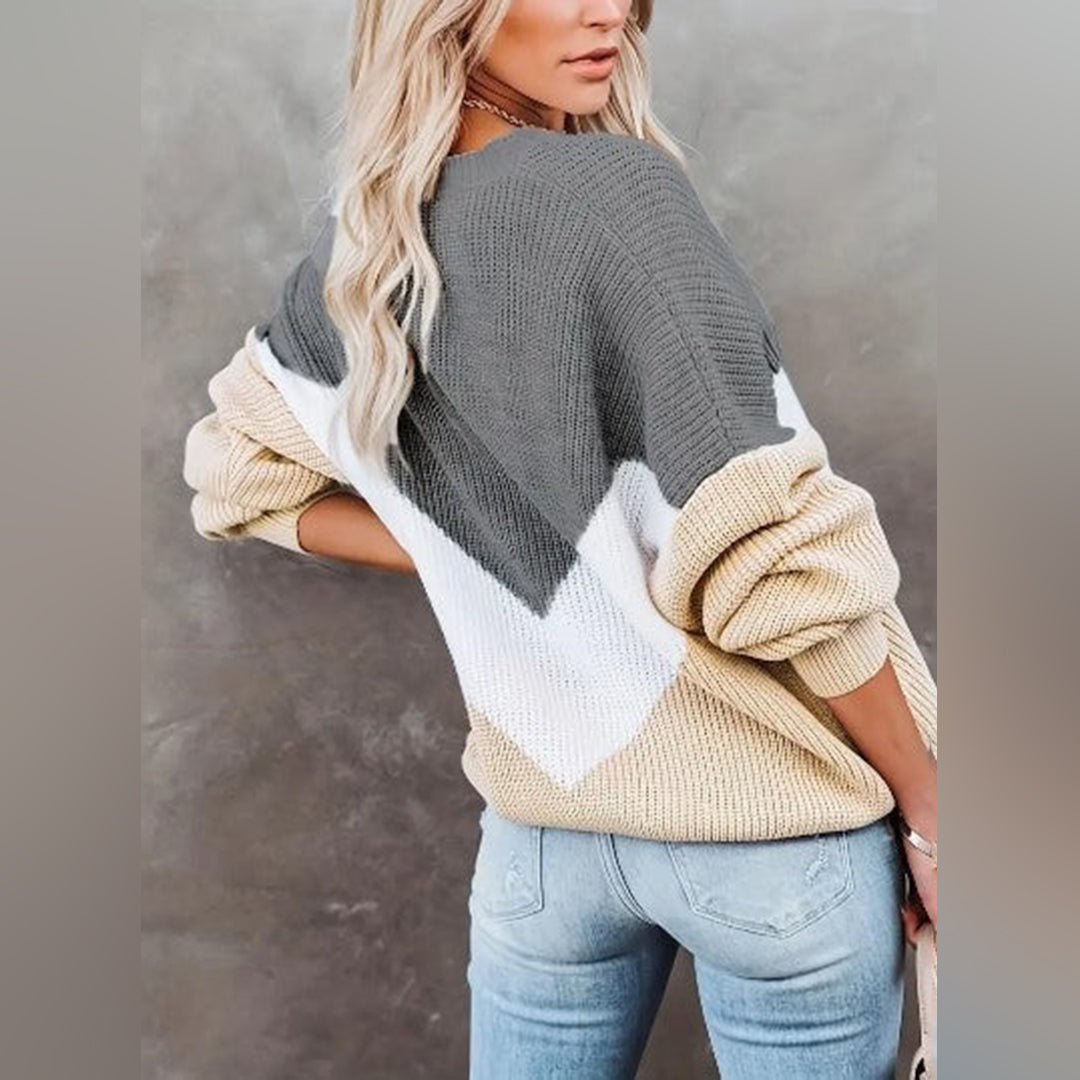 Elegant and stylish knitted jumper - CHARLOTTE Collection