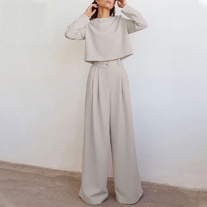 KAMIYAH - Stylish palazzo set with two legs, combining elegance and comfort for everyday wear