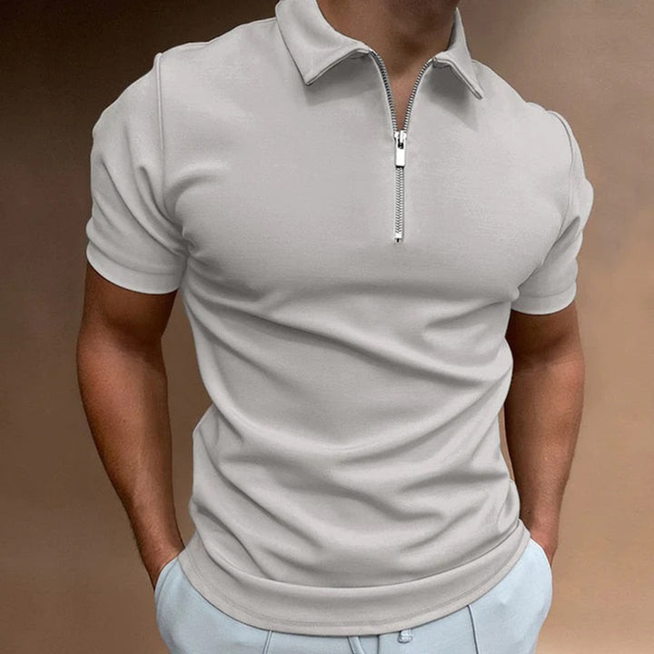 Elegant men's polo from the ADORJAN brand
