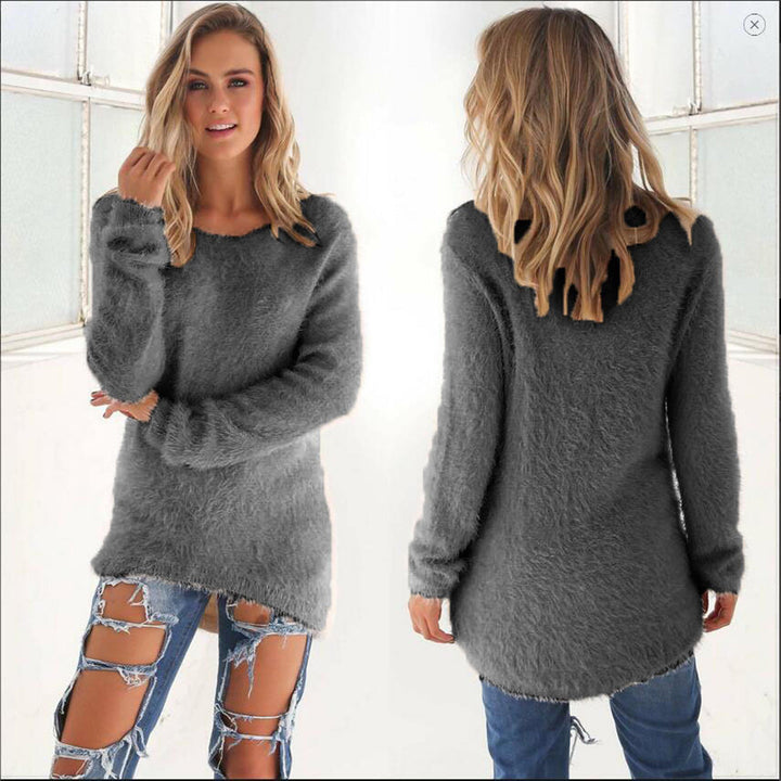 Stylish casual sweatshirt AMELIA in luxury fleece