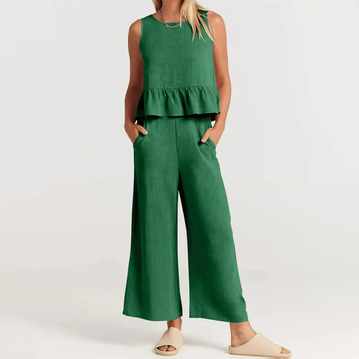 ALINA - Elegant two-piece summer set for sophisticated style