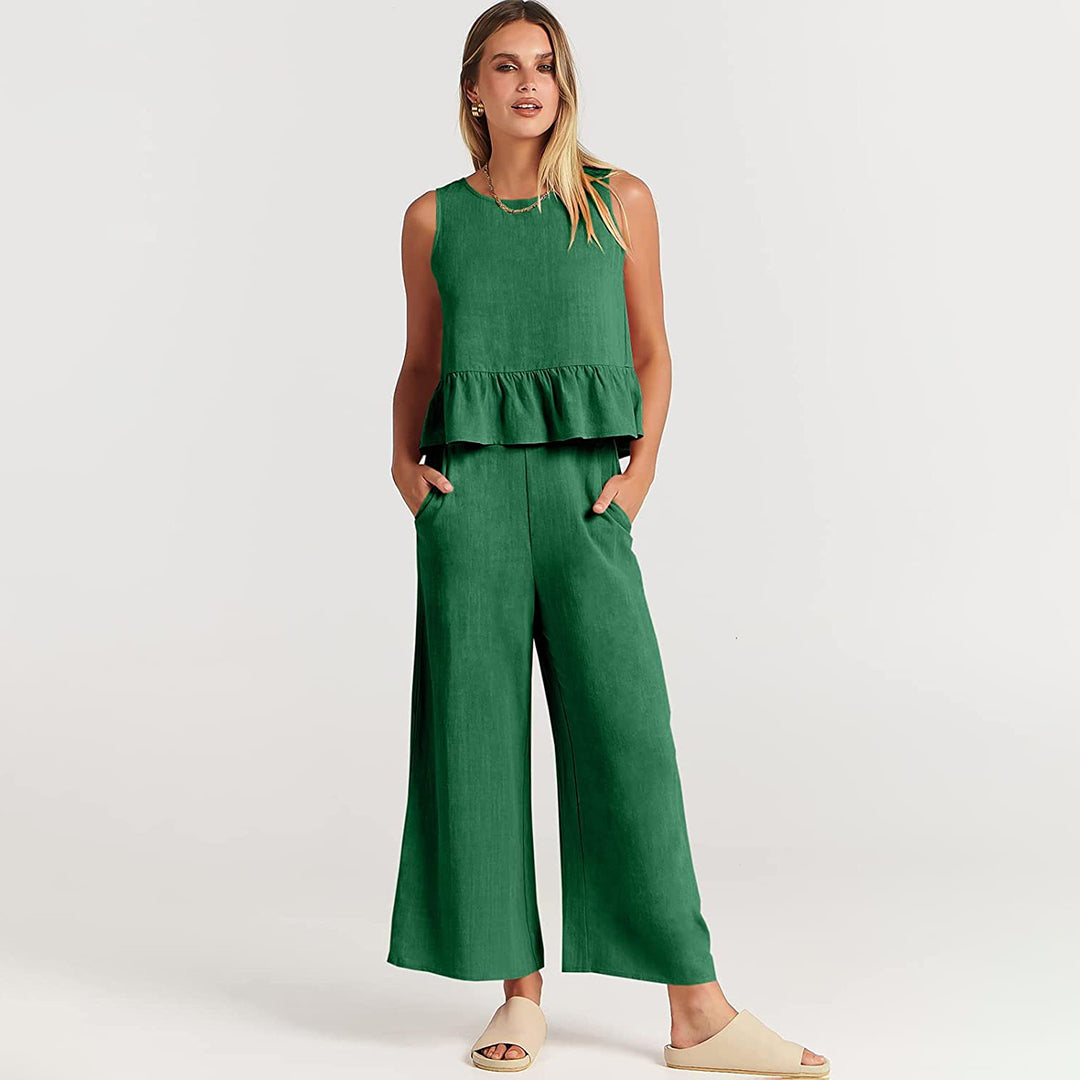 ALINA - Elegant two-piece summer set for sophisticated style