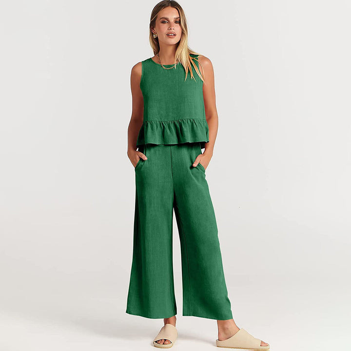 ALINA - Elegant two-piece summer set for sophisticated style