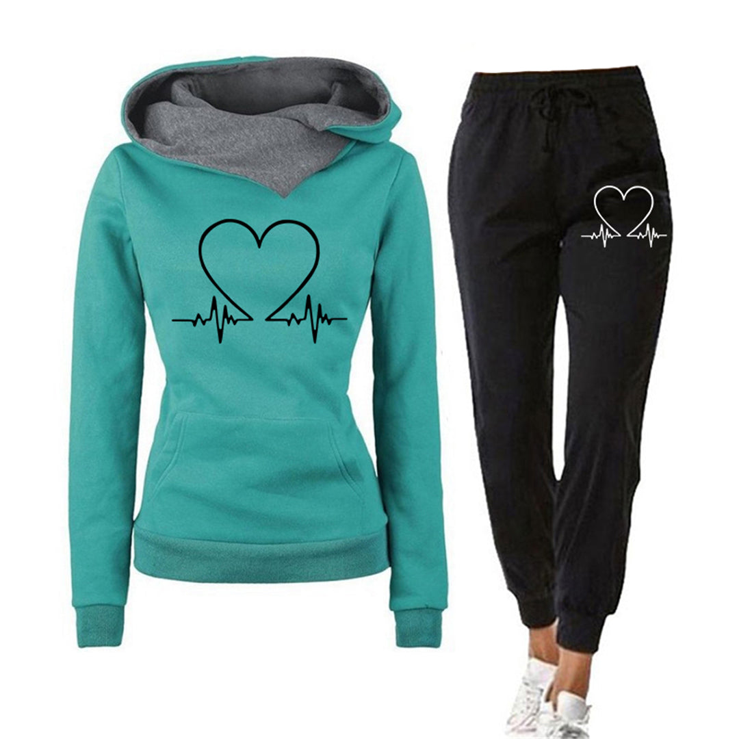 HEARTBEAT - Elegant and comfortable running kit for women with fashionable trousers