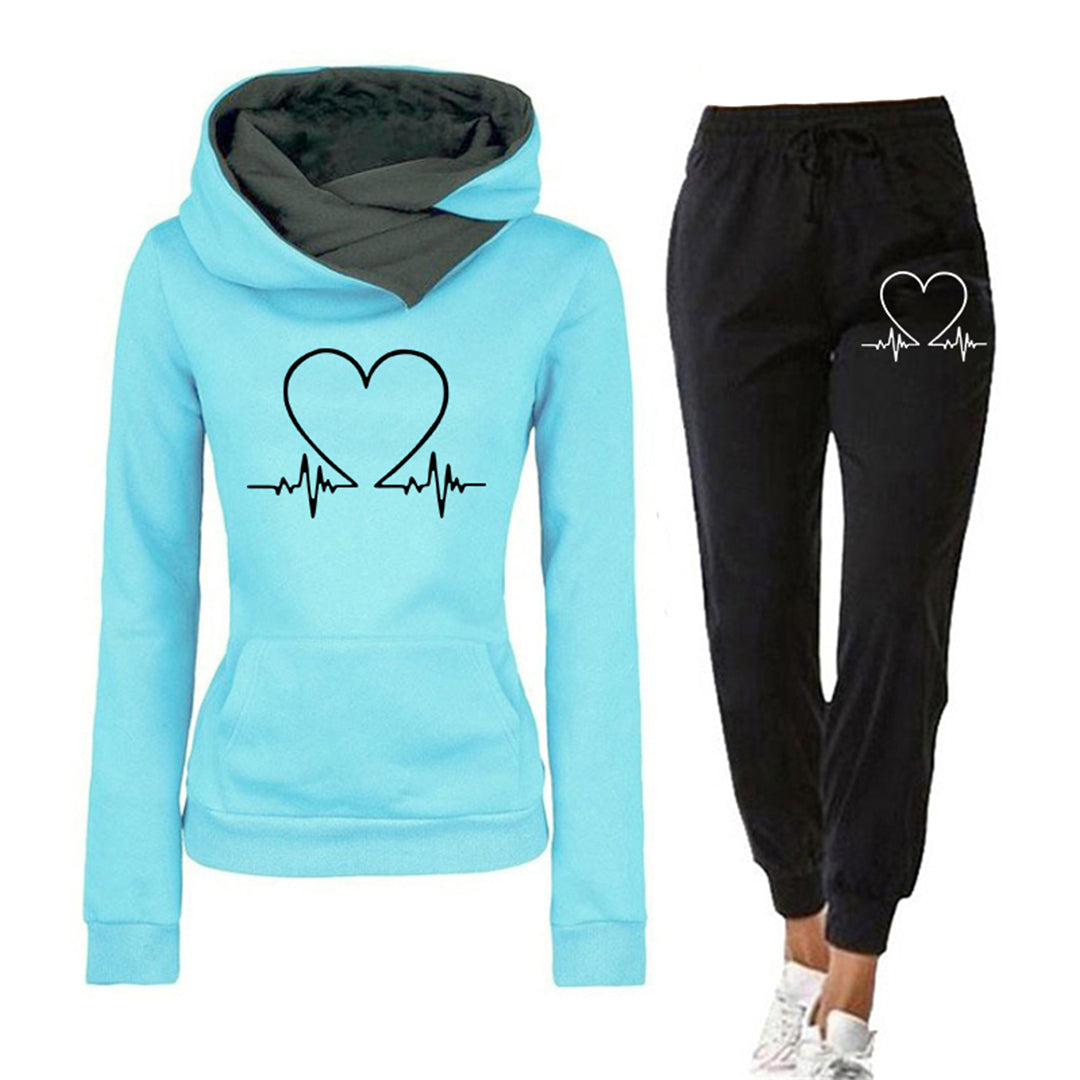 HEARTBEAT - Elegant and comfortable running kit for women with fashionable trousers