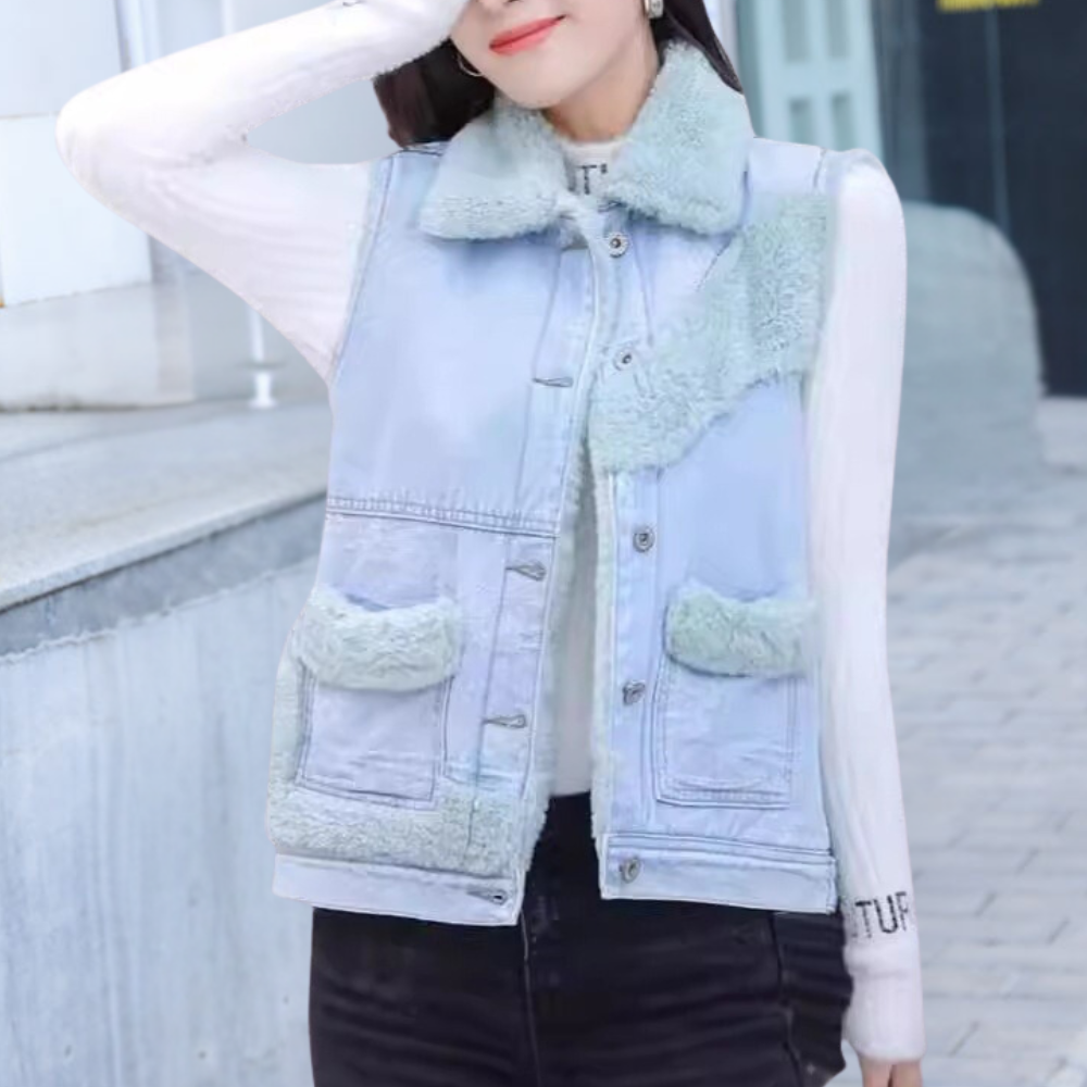 ELEANOR - Stylish and comfortable winter denim cardigan for women, perfect for cold days