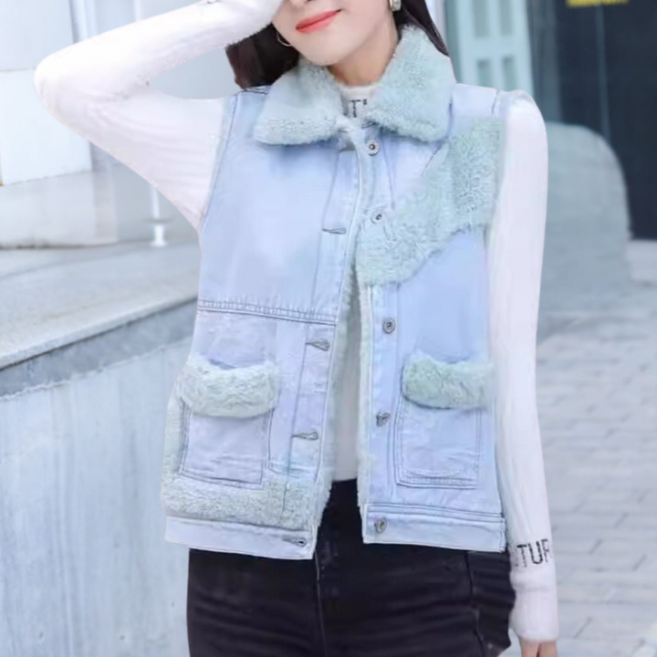 ELEANOR - Stylish and comfortable winter denim cardigan for women, perfect for cold days