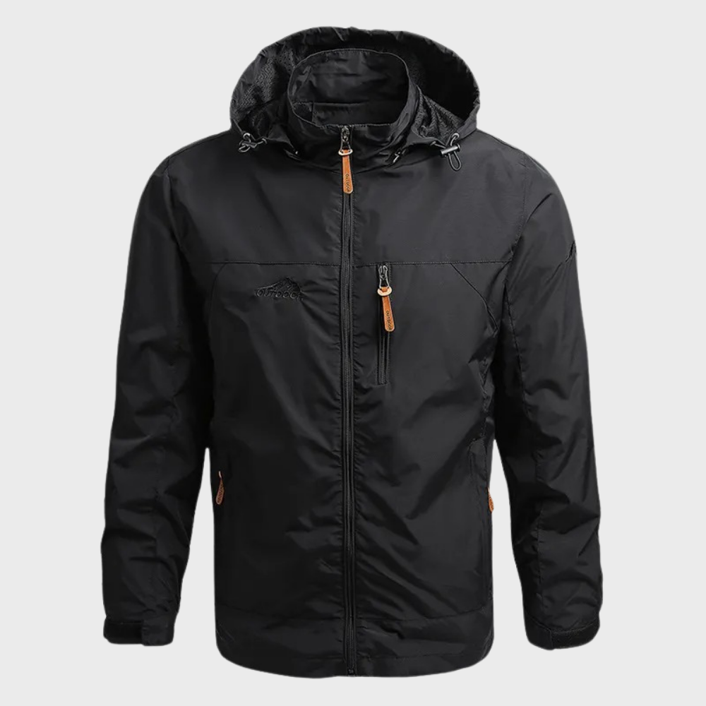 Henri - Elegant men's waterproof jacket, perfect for fashionable night adventures