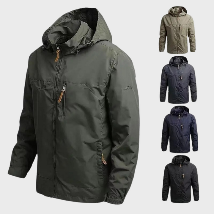 Henri - Elegant men's waterproof jacket, perfect for fashionable night adventures