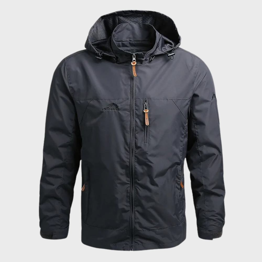 Henri - Elegant men's waterproof jacket, perfect for fashionable night adventures