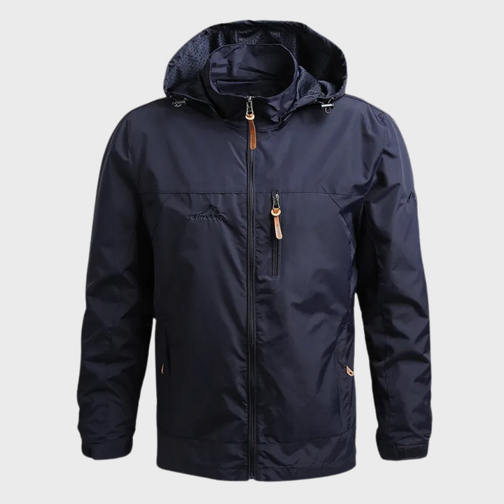 Henri - Elegant men's waterproof jacket, perfect for fashionable night adventures