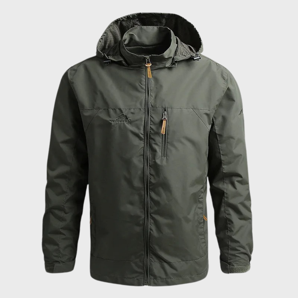 Henri - Elegant men's waterproof jacket, perfect for fashionable night adventures