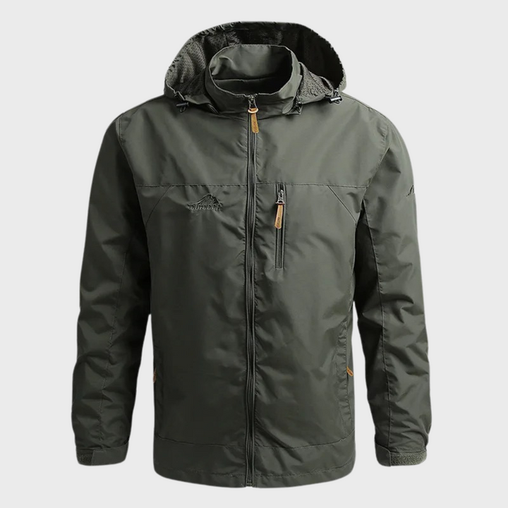 Henri - Elegant men's waterproof jacket, perfect for fashionable night adventures