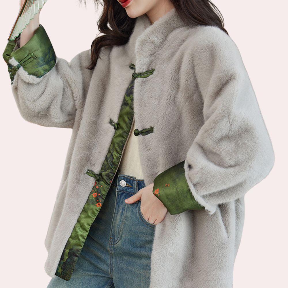 Elegant and comfortable winter coat for women ELMIRA