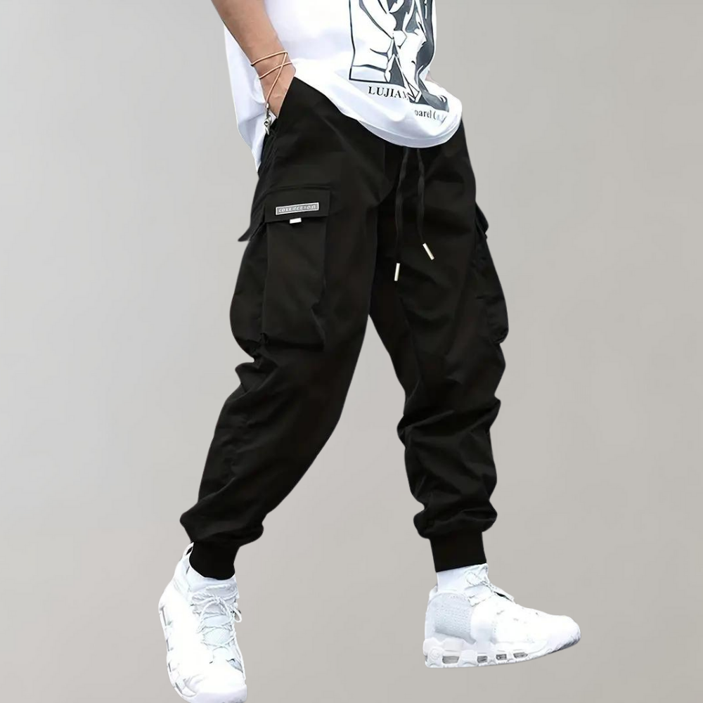 Men's stylish cargo trousers - model Holger