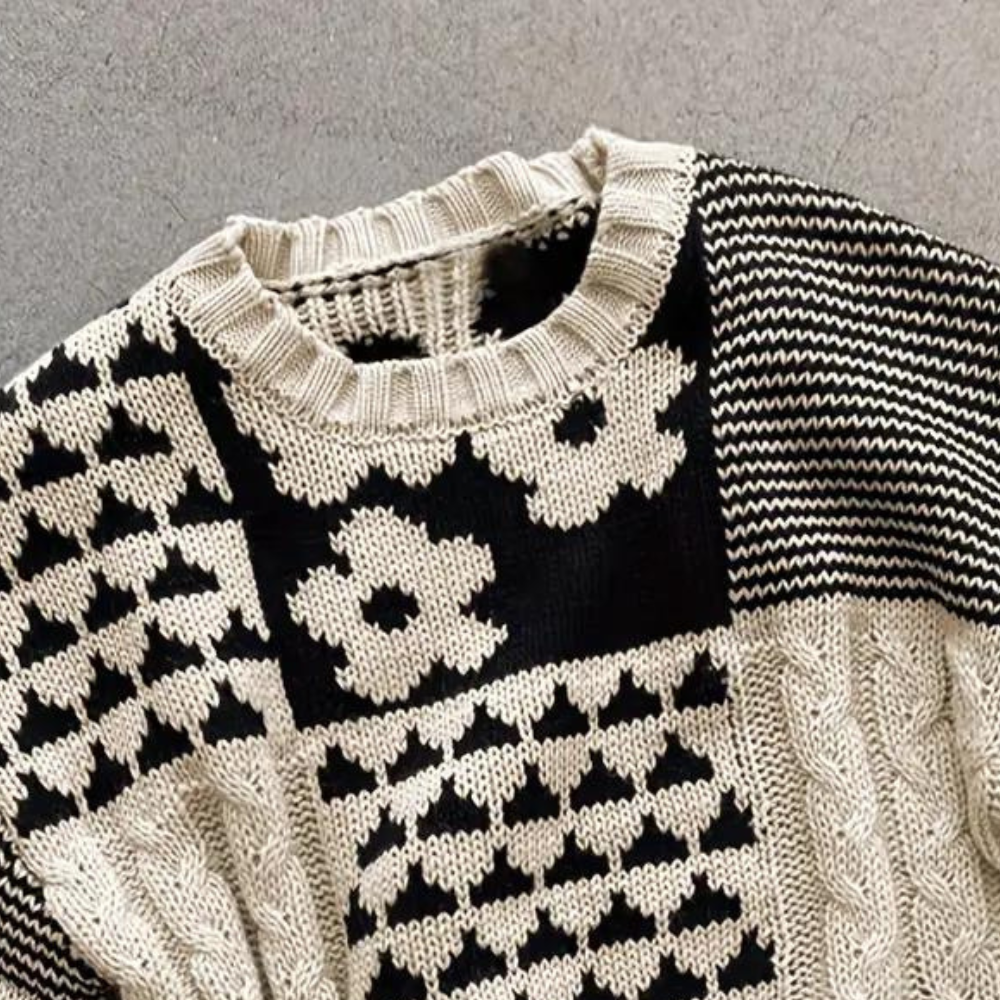 Women's stylish jumper - timeless ABIGAIL pattern