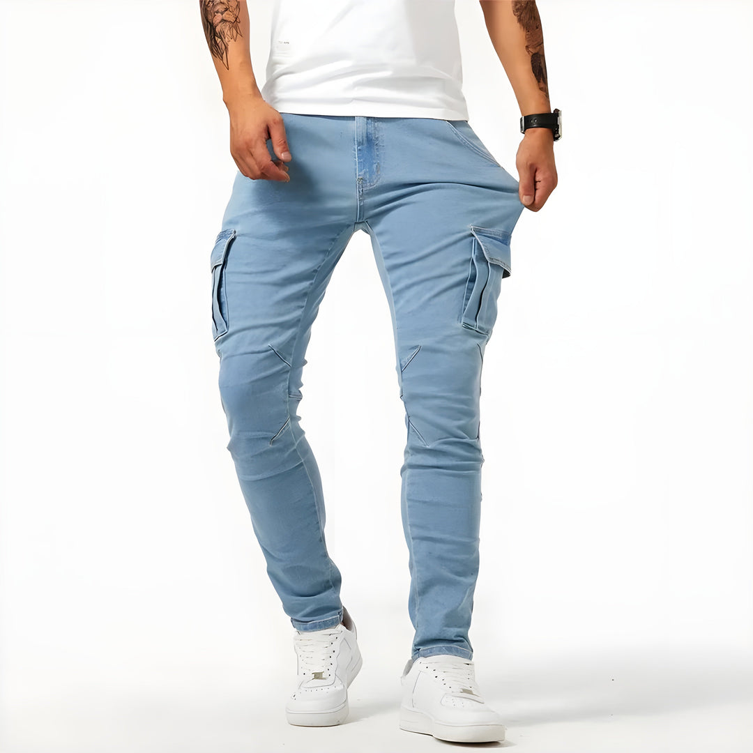 Stylish and ultra-comfortable Zacharie™ cargo trousers in a relaxed fit
