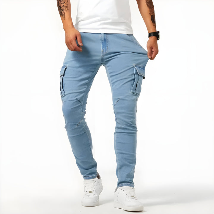 Stylish and ultra-comfortable Zacharie™ cargo trousers in a relaxed fit