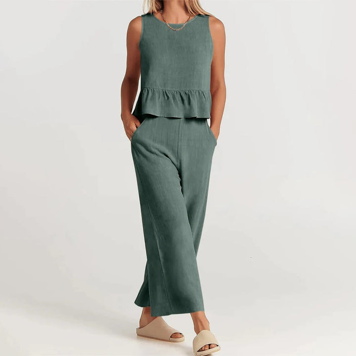 ALINA - Elegant two-piece summer set for sophisticated style
