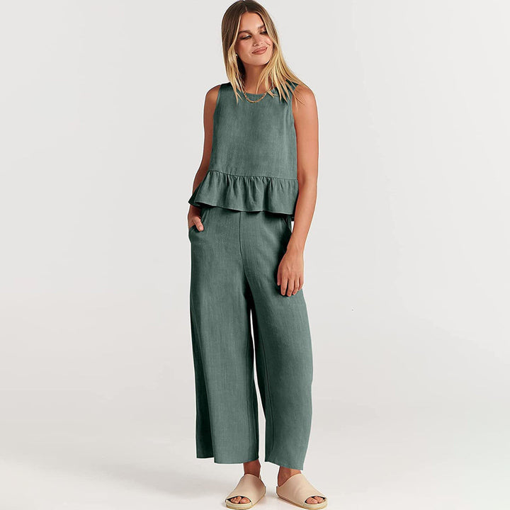 ALINA - Elegant two-piece summer set for sophisticated style