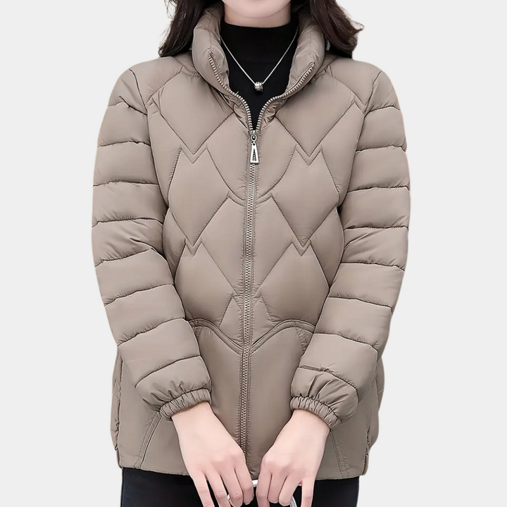 Elegant and stylish women's winter coat - DEANDRA