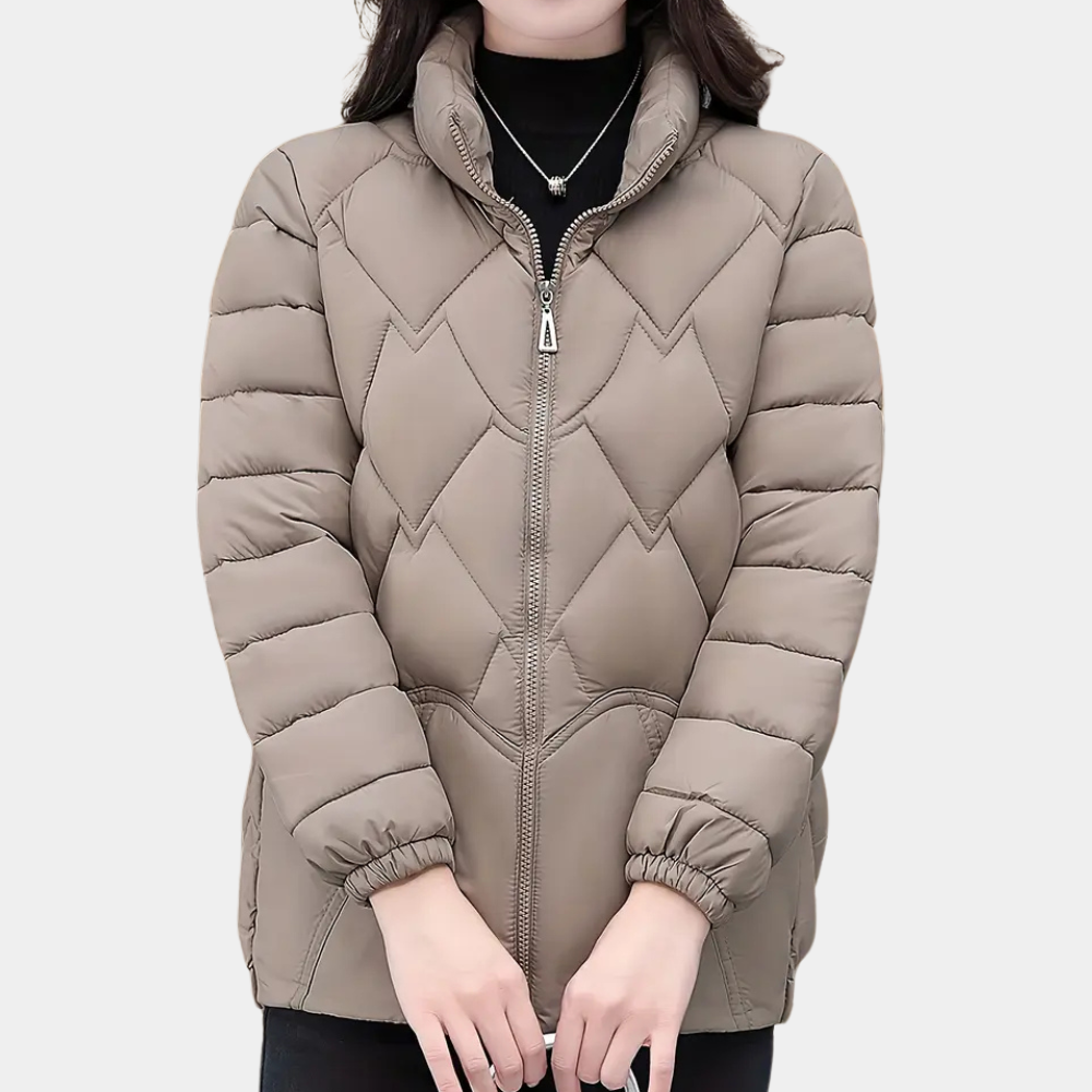 Elegant and stylish women's winter coat - DEANDRA