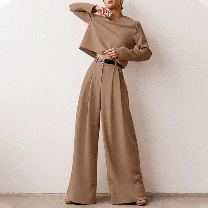 KAMIYAH - Stylish palazzo set with two legs, combining elegance and comfort for everyday wear