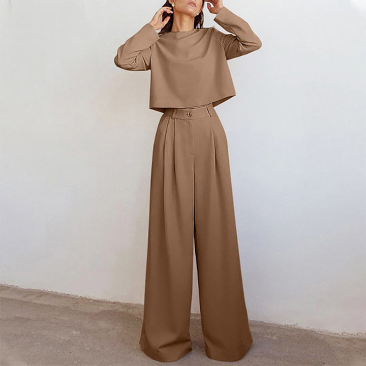 KAMIYAH - Stylish palazzo set with two legs, combining elegance and comfort for everyday wear